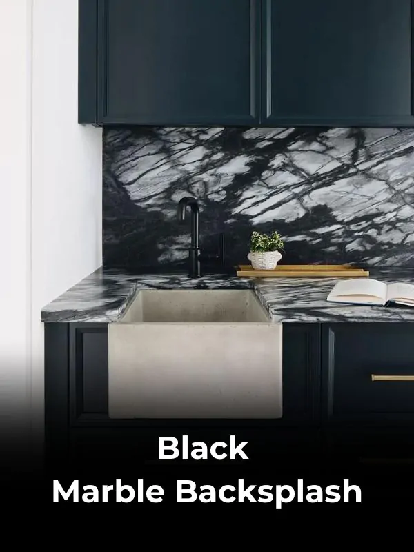 Black Marble Backsplash