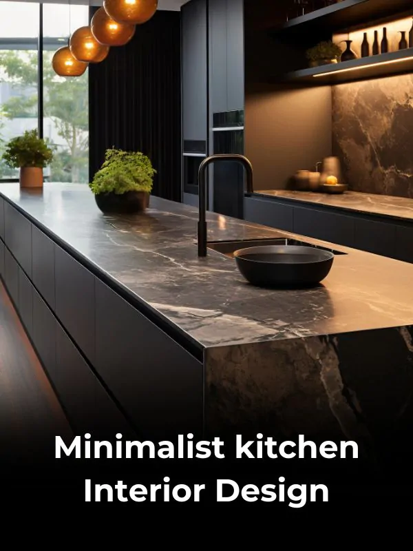 Minimalist kitchen interior design